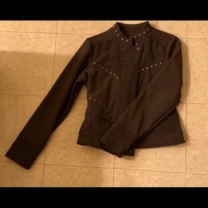 Brown Studded Jacket